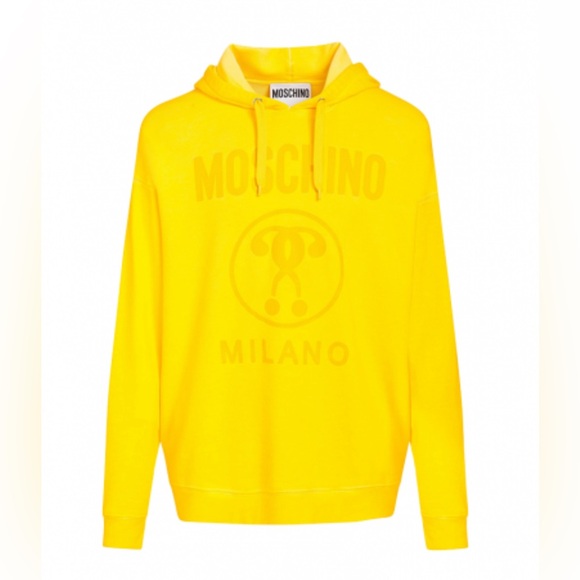 NWT MOSCHINO QUESTION MARK LOGO HOODIE  Men’s EU 48 - Picture 1 of 8
